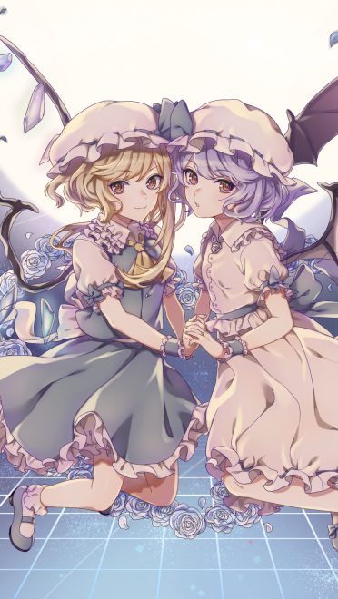 红魔馆恶魔 手机壁纸 东方Project