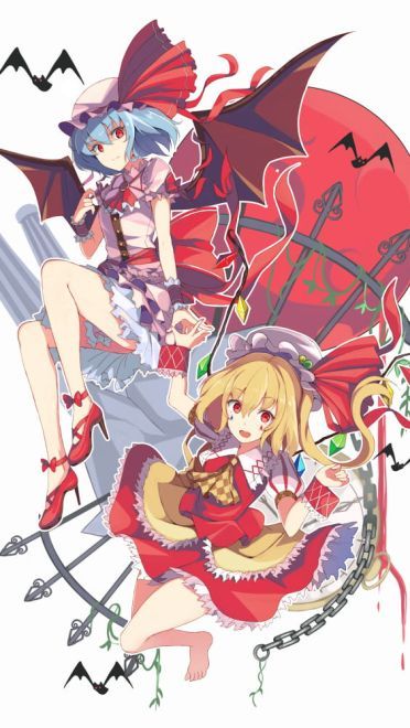 红魔馆恶魔 手机壁纸 东方Project