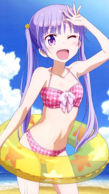 紫色双马尾萝莉旋风 new game凉风青叶手壁纸图集(1)