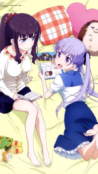 紫色双马尾萝莉旋风 new game凉风青叶手壁纸图集(1)