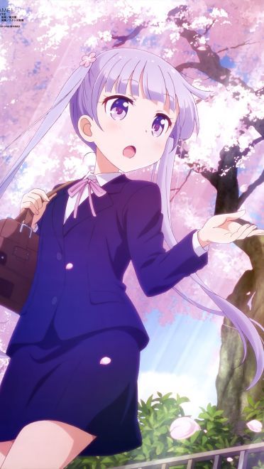 紫色双马尾萝莉旋风 new game凉风青叶手壁纸图集(1)