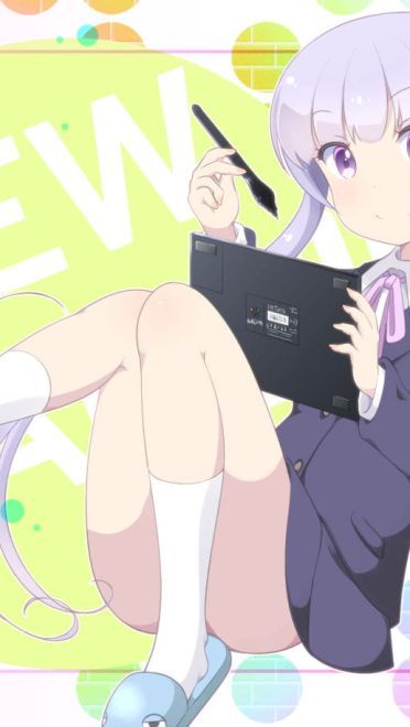 紫色双马尾萝莉旋风 new game凉风青叶手壁纸图集(1)