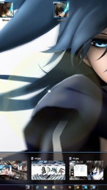 【win7主题】冷酷的黑岩射手/Black Rock Shooter 下载