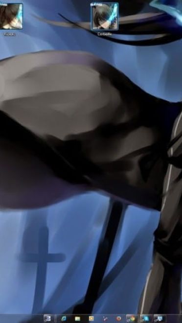 【win7主题】冷酷的黑岩射手/Black Rock Shooter 下载