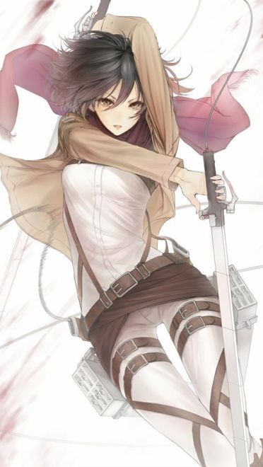 战争女神 三笠·阿克曼 精美手机壁纸