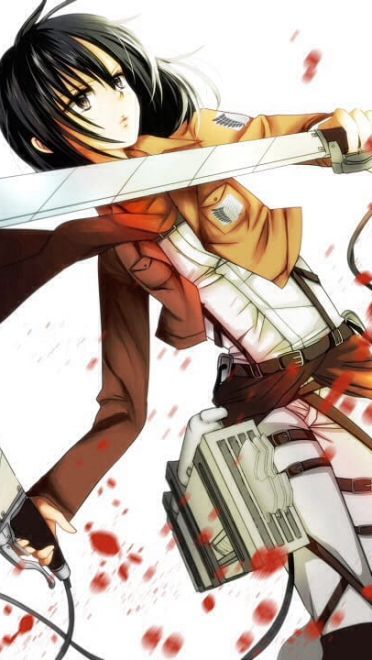 战争女神 三笠·阿克曼 精美手机壁纸