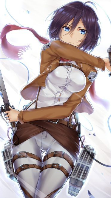 战争女神 三笠·阿克曼 精美手机壁纸