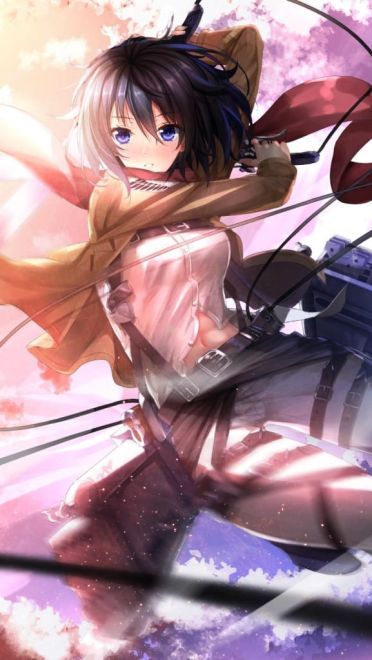 战争女神 三笠·阿克曼 精美手机壁纸