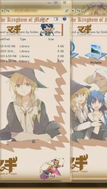 【Win7主题】magi魔笛 魔术王国 下载