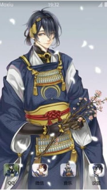 爷爷美如画 三日月宗近手机主题