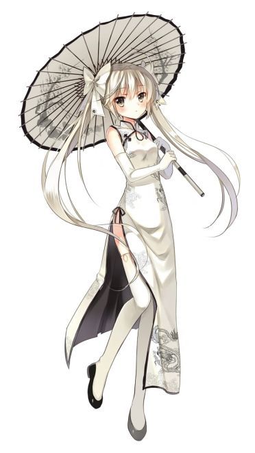 旗袍穹妹 这是一个奶油色的缘之空安卓手机主题