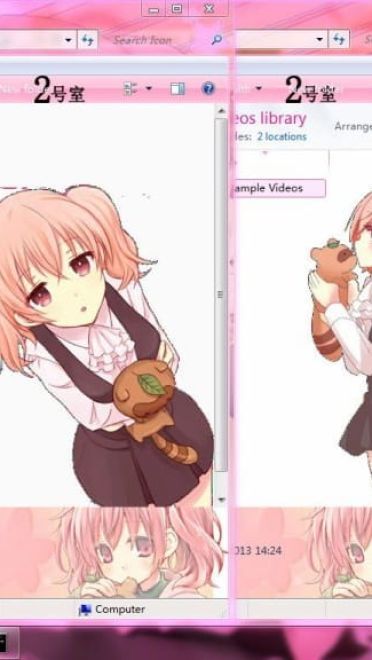 粉嫩软萌甜心 髅髅宫歌留多 妖狐×仆SS win7主题