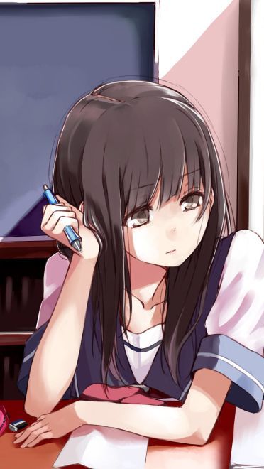 二次元插画少女 壁纸美图下载