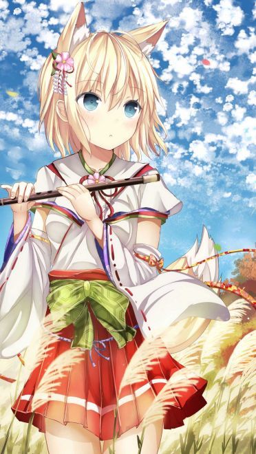 二次元插画少女 壁纸美图下载