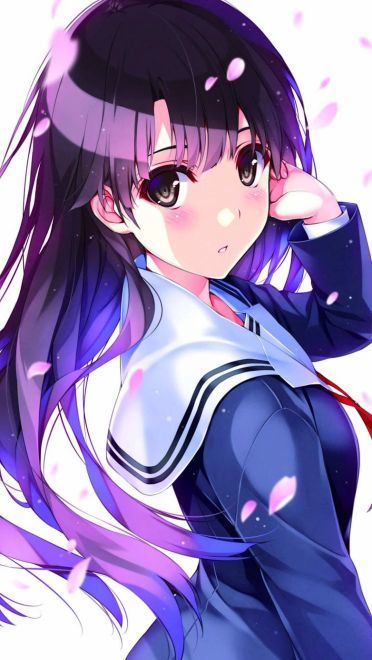 二次元插画少女 壁纸美图下载