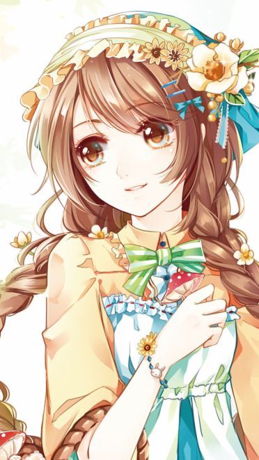 二次元插画少女 壁纸美图下载