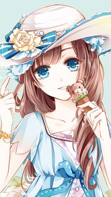 二次元插画少女 壁纸美图下载