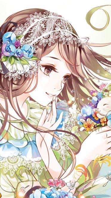 二次元插画少女 壁纸美图下载