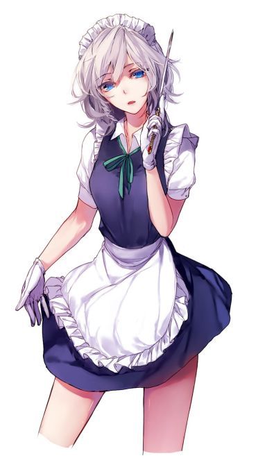 十六夜咲夜 东方project 手机壁纸美图