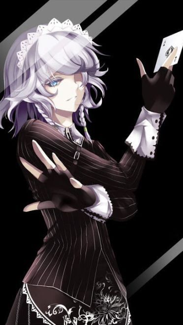 十六夜咲夜 东方project 手机壁纸美图