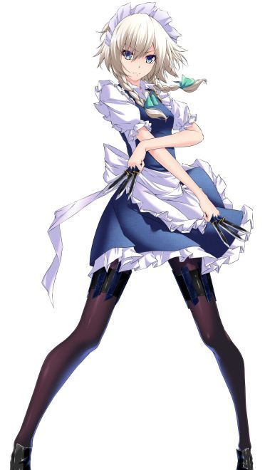 十六夜咲夜 东方project 手机壁纸美图