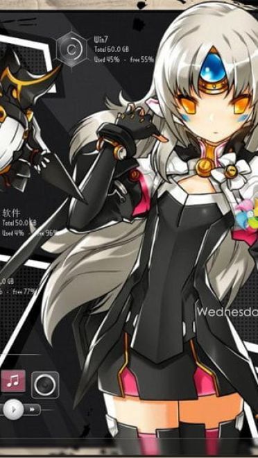 【Win7主题】艾尔之光 伊芙下载