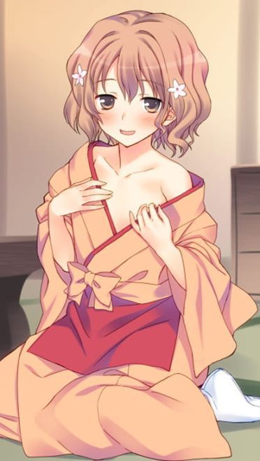 花开伊吕波 天然卷短发少女 松前绪花手机壁纸