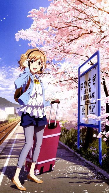 花开伊吕波 天然卷短发少女 松前绪花手机壁纸