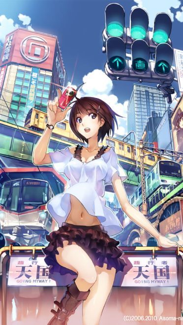 繁华落尽,洗尽铅华 动漫街道电脑壁纸特辑