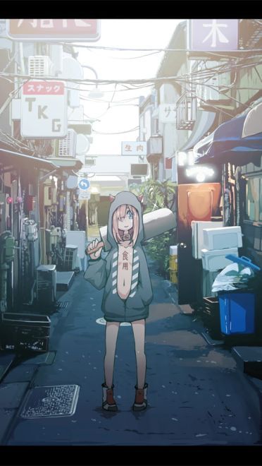 繁华落尽,洗尽铅华 动漫街道电脑壁纸特辑