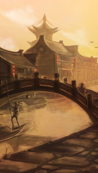 繁华落尽,洗尽铅华 动漫街道电脑壁纸特辑