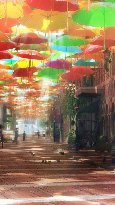 繁华落尽,洗尽铅华 动漫街道电脑壁纸特辑