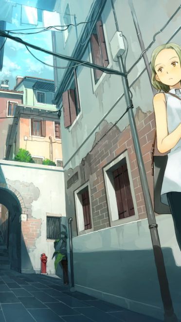 繁华落尽,洗尽铅华 动漫街道电脑壁纸特辑