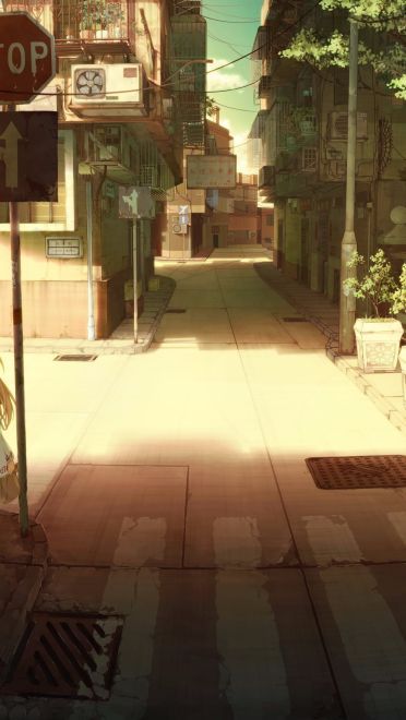 繁华落尽,洗尽铅华 动漫街道电脑壁纸特辑