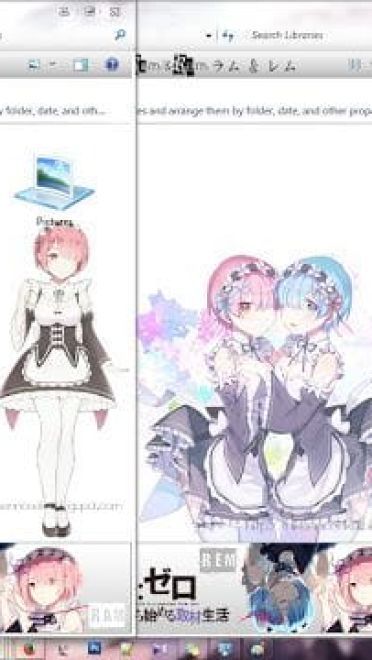 拉姆蕾姆等你回家 从零开始 win7主题