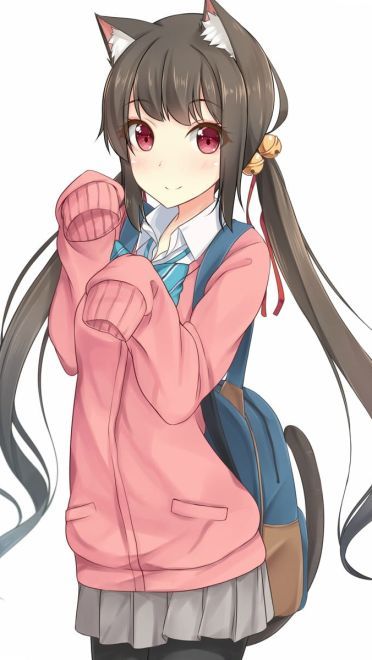 动漫少女 手机壁纸 校服控福利