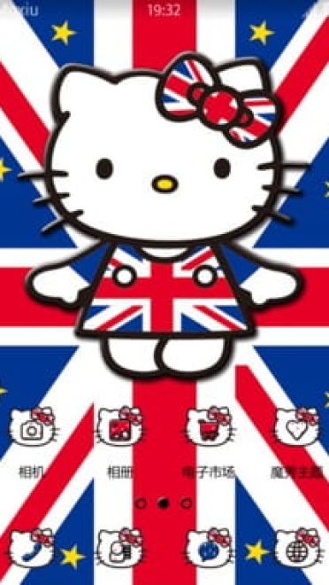 hello kitty 英伦风凯蒂 安卓手机主题下载