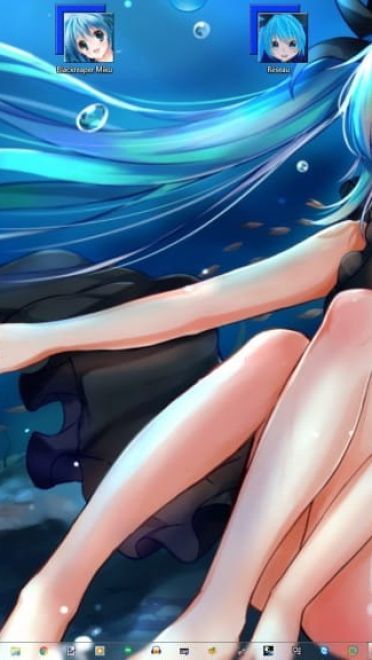 初音未来 深海少女V3 win7主题