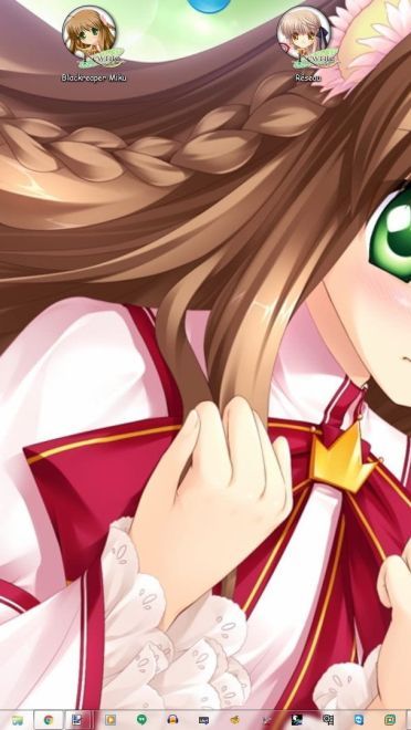 动人的少女们 Rewrite win7主题