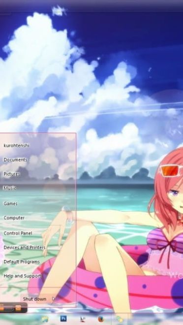 傲娇大小姐 西木野真姬 lovelive win7主题