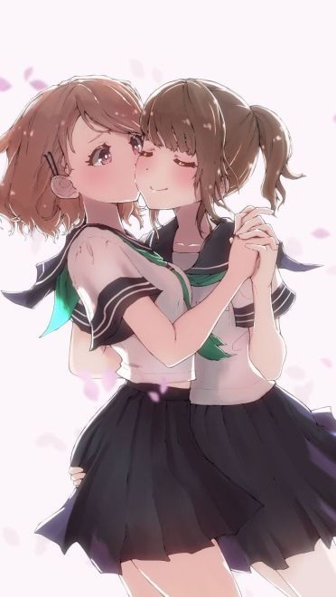 动漫少女 手机壁纸 百合福利