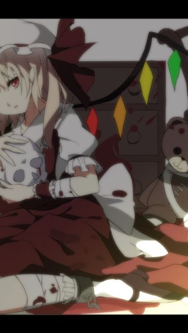 湿润的深红眼眸 二小姐电脑壁纸