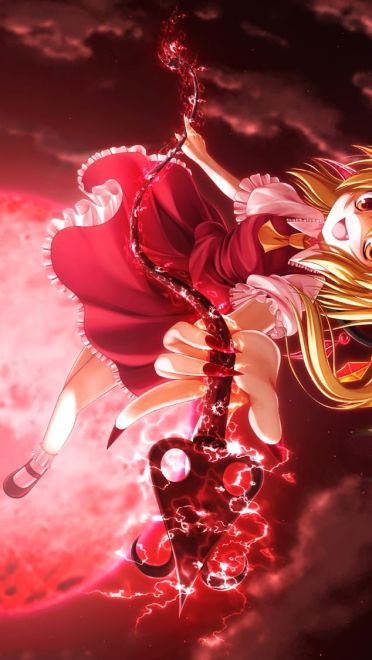 湿润的深红眼眸 二小姐电脑壁纸