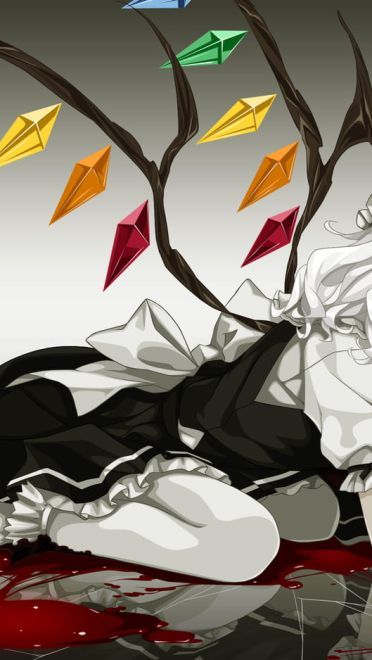 湿润的深红眼眸 二小姐电脑壁纸