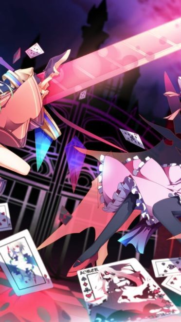 湿润的深红眼眸 二小姐电脑壁纸