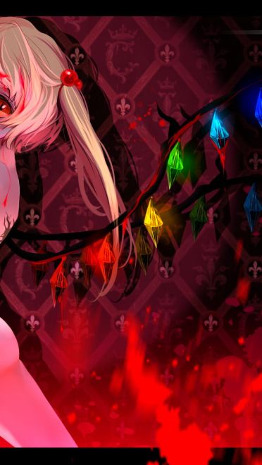 湿润的深红眼眸 二小姐电脑壁纸