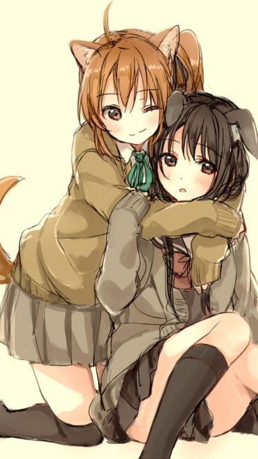 制服大法好 百合大法更好 制服百合手机壁纸