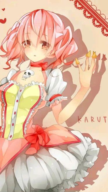 软萌萝莉髅髅宫歌留多 手机壁纸下载