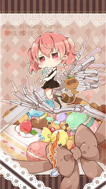 软萌萝莉髅髅宫歌留多 手机壁纸下载