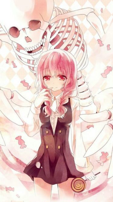 软萌萝莉髅髅宫歌留多 手机壁纸下载